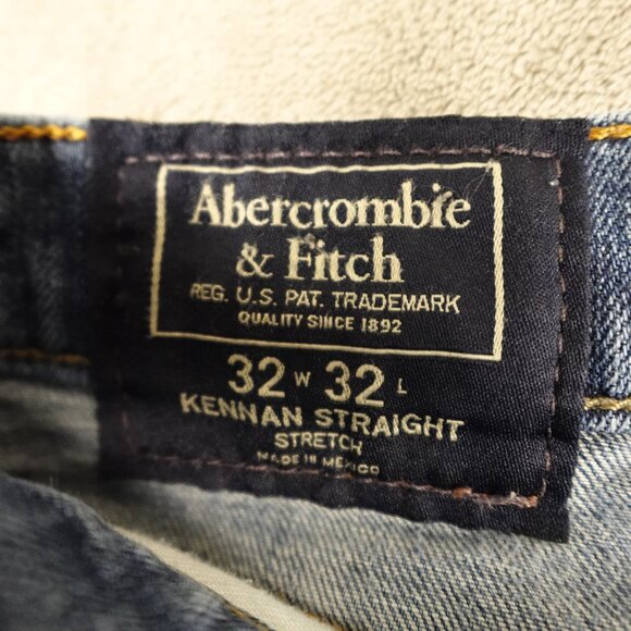 Abercrombie and Fitch jeans Kennan Straight men's 32x32 blue denim - Picture 3 of 11